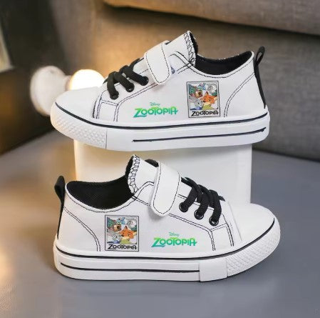 ZOOTOPIA NICK & JUDY SCARPE DI TELA PER BAMBINI DISNEY TAGLIA 25-38