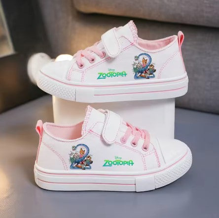 ZOOTOPIA NICK & JUDY SCARPE DI TELA PER BAMBINI DISNEY TAGLIA 25-38