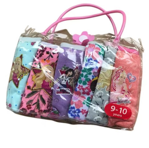 SET 6 PEZZI CON BORSA PRINCIPESSA ELSA ANA SOFIA DESIGN SLIP TAGLIE DA 9 A 12 ANNI