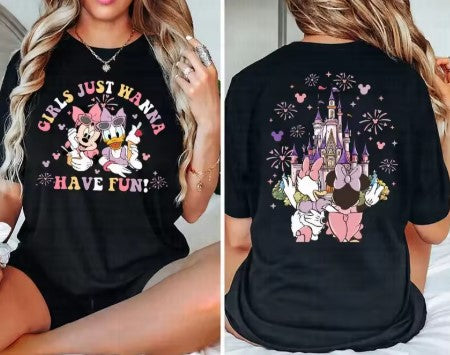 T-shirt in Cotone Disney 'Just Wanna