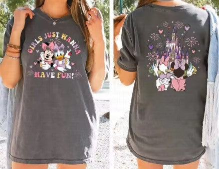 T-shirt in Cotone Disney 'Just Wanna