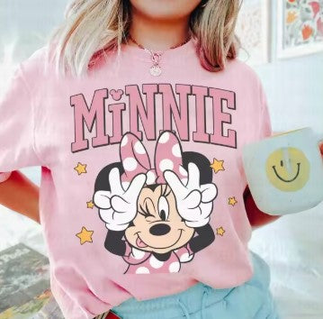 T-shirt stampata in 3D a tema Disney Daisy Duck