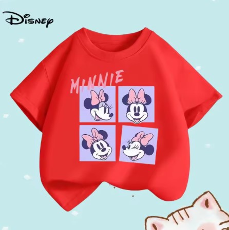 T-shirt Disney Happy Minnie Taglie da 1 a 12 anni