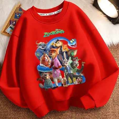 Maglioncino primaverile Disney Zootopia Taglie da 1 anno a 12 anni