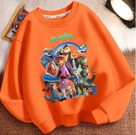 Maglioncino primaverile Disney Zootopia Taglie da 1 anno a 12 anni