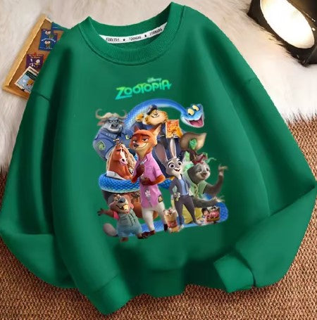 Maglioncino primaverile Disney Zootopia Taglie da 1 anno a 12 anni