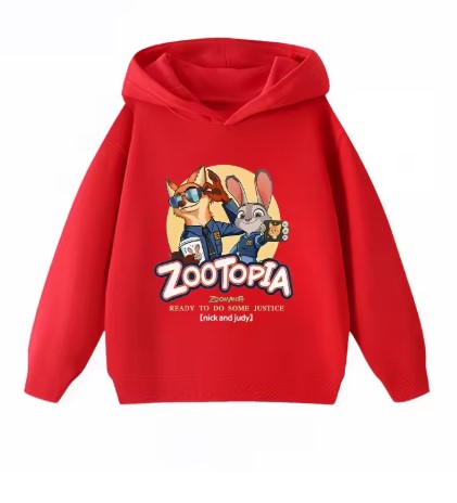 Felpa con cappuccio Disney Zootopia da 5 anni in su