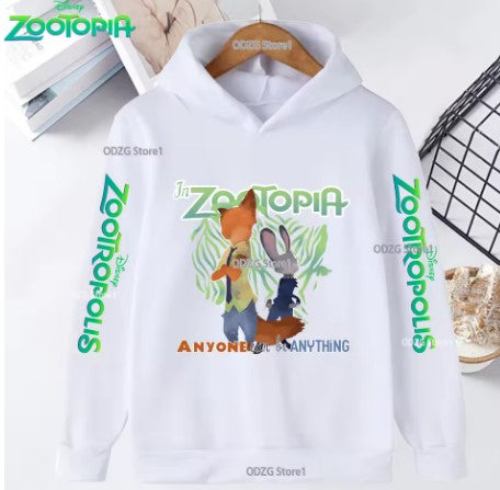 Felpa con cappuccio Disney Zootopia da 6 anni in su