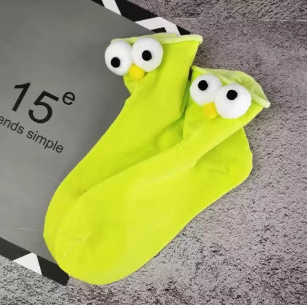 Calzini divertenti da donna in cotone corto taglia unica