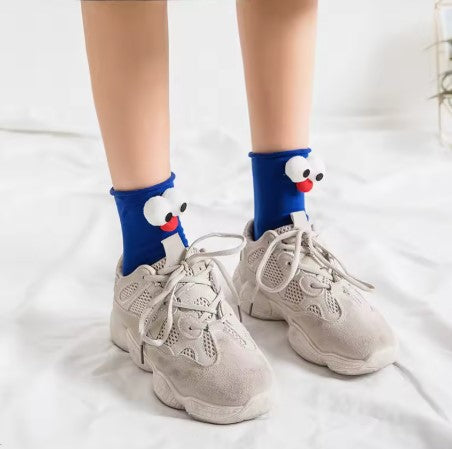 Calzini divertenti da donna in cotone corto taglia unica