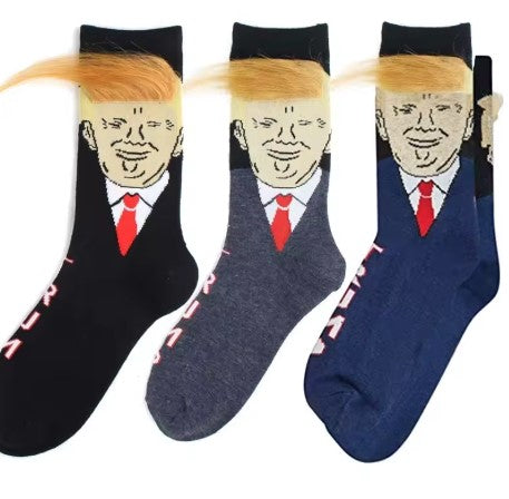 Calzini Donald Trump in 3D taglia unica