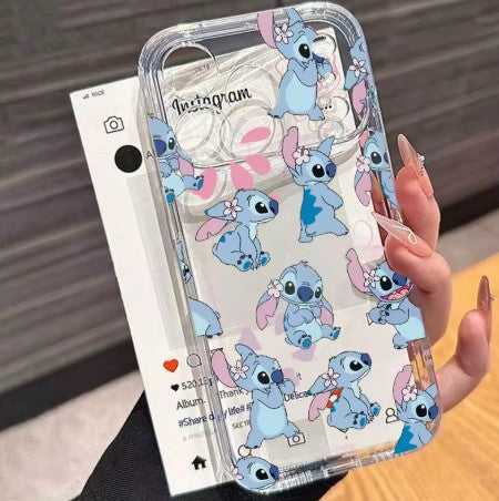 COVER PER IPHONE STITCH TRASPARENTE