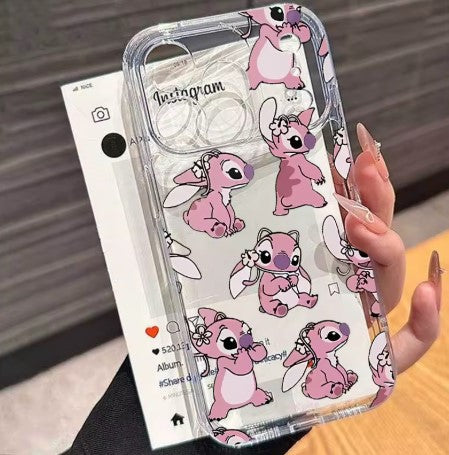 COVER PER IPHONE STITCH TRASPARENTE
