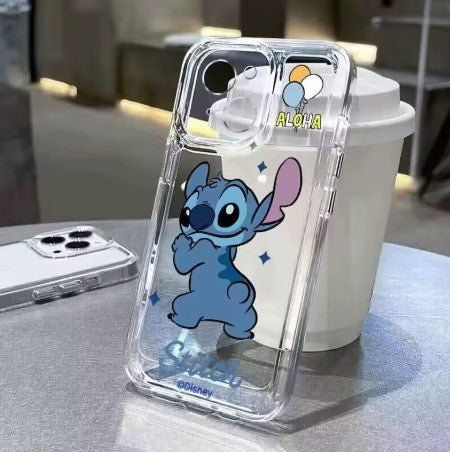 COVER PER IPHONE STITCH TRASPARENTE